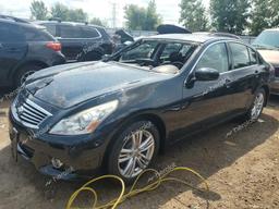 INFINITI G25 2011 black  gas JN1DV6AR3BM651852 photo #2