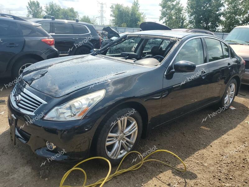 INFINITI G25 2011 black  gas JN1DV6AR3BM651852 photo #1