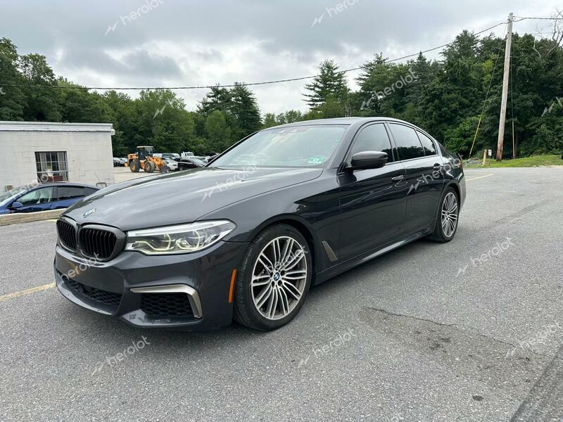 BMW M550XI 2018 black  gas WBAJB9C57JB036944 photo #1