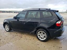 BMW X3 2.5I 2004 black 4dr spor gas WBXPA73424WA77531 photo #3