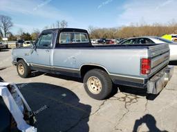 DODGE D-SERIES D 1986 blue pickup gas 1B7HD14T6GS036663 photo #3