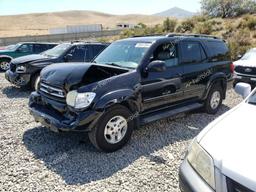 TOYOTA SEQUOIA LI 2002 black  gas 5TDZT38AX2S103665 photo #2