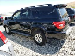 TOYOTA SEQUOIA LI 2002 black  gas 5TDZT38AX2S103665 photo #3