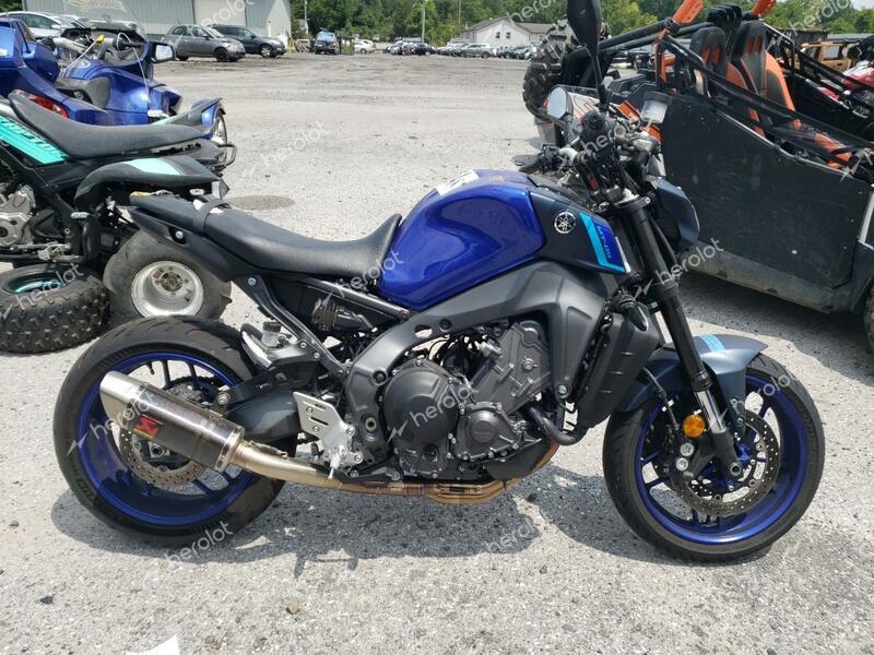 YAMAHA MT09 2023 blue  gas JYARN71E6PA004727 photo #1