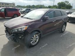 KIA SORENTO LX 2017 burgundy 4dr spor gas 5XYPG4A33HG195382 photo #2