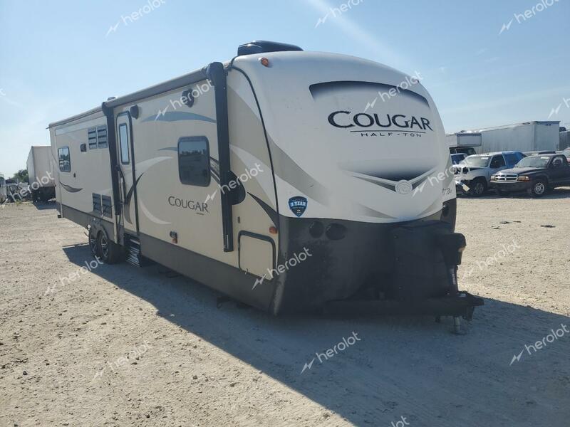 KEYSTONE COUGAR 2019 white   4YDT33S28KV503878 photo #1