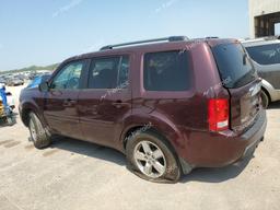 HONDA PILOT EX 2010 maroon 4dr spor gas 5FNYF4H49AB010352 photo #3