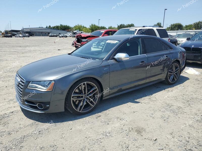 AUDI S8 QUATTRO 2013 gray  gas WAUD2AFD7DN027777 photo #1