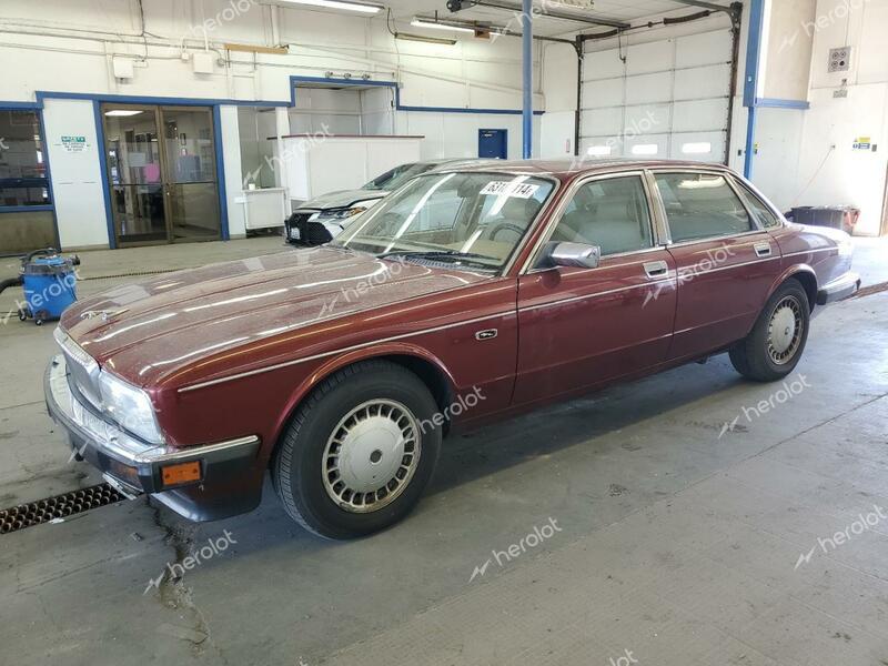 JAGUAR XJ6 VANDEN 1992 burgundy sedan 4d gas SAJKY1747NC651259 photo #1