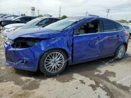 FORD FOCUS TITA 2014 blue  gas 1FADP3N24EL448956 photo #2