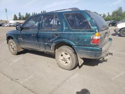 ISUZU RODEO S 1999 green  gas 4S2CM58W5X4352182 photo #3