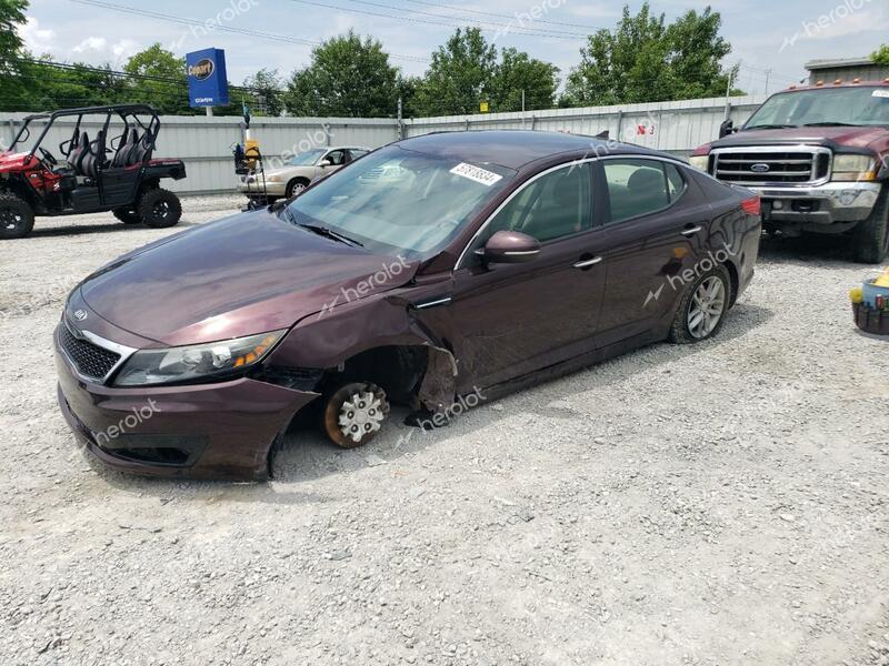 KIA OPTIMA LX 2013 maroon sedan 4d gas 5XXGM4A74DG130650 photo #1