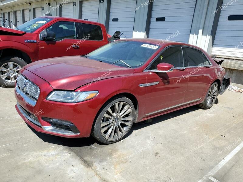 LINCOLN CONTINENTA 2017 red  gas 1LN6L9SK3H5600834 photo #1