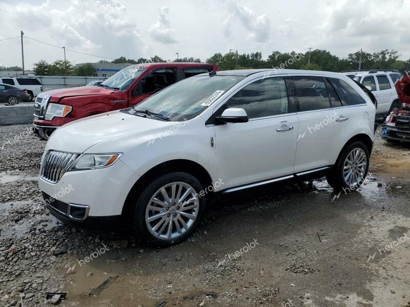 LINCOLN MKX 2011 white  gas 2LMDJ6JK6BBJ29587 photo #1