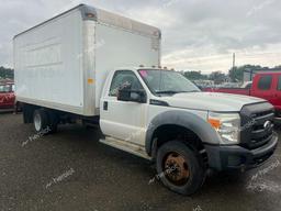 FORD F450 SUPER 2011 white chassis gas 1FDUF4GY1BEB00869 photo #2