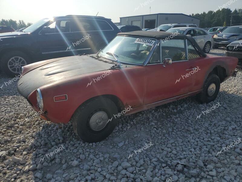 FIAT 124 SPIDER 1977 red   124CS10113425 photo #1