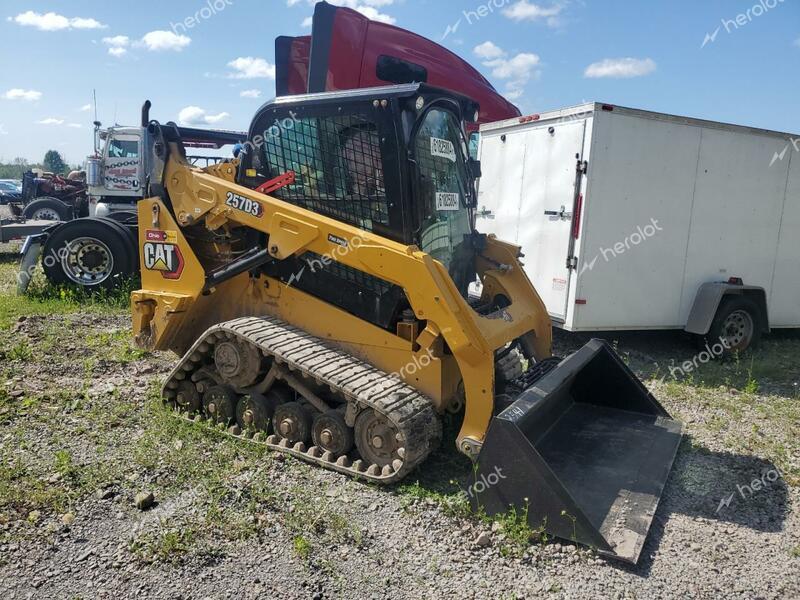 CATERPILLAR SKID STEER 2019 yellow   CAT0257DCKEZ00549 photo #1