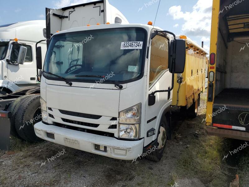 ISUZU NPR HD 2017 white tilt cab gas 54DC4W1B0HS804301 photo #1