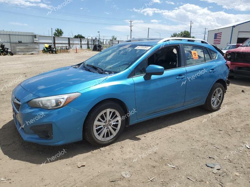 SUBARU IMPREZA PR 2018 blue  gas 4S3GTAD61J3710485 photo #1