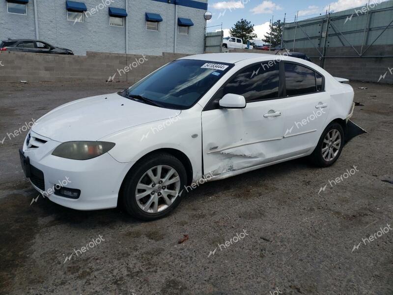 MAZDA 3 S 2008 white sedan 4d gas JM1BK323181790040 photo #1