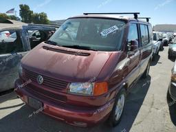 VOLKSWAGEN EUROVAN MV 2003 burgundy sports v gas WV2MB47083H034509 photo #2