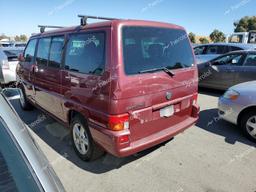 VOLKSWAGEN EUROVAN MV 2003 burgundy sports v gas WV2MB47083H034509 photo #3