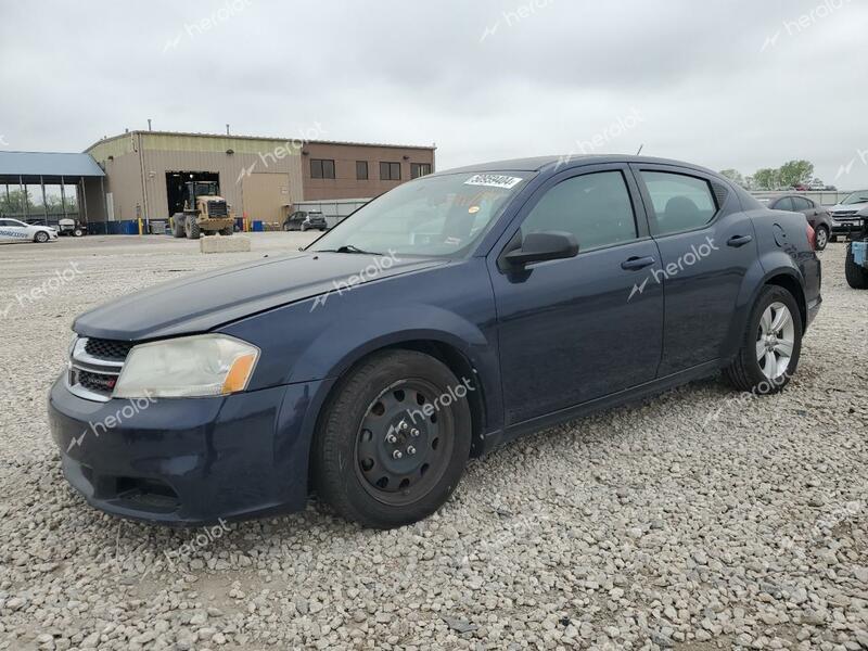 DODGE AVENGER SE 2013 blue sedan 4d gas 1C3CDZAB4DN591890 photo #1