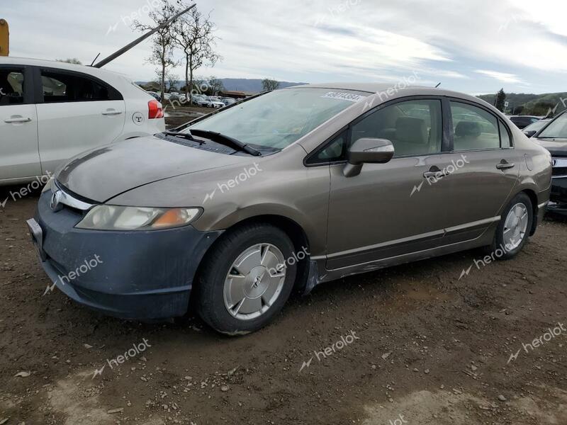 HONDA CIVIC HYBR 2006 gray  hybrid engine JHMFA36226S017072 photo #1