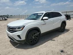 VOLKSWAGEN ATLAS CROS 2022 white  gas 1V2WE2CAXNC208449 photo #2