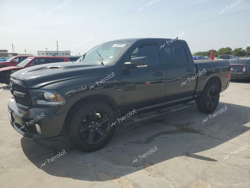 RAM 1500 SPORT 2017 black  gas 1C6RR7MT4HS705448 photo #1