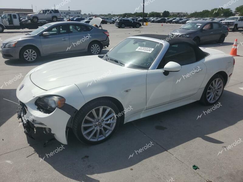 FIAT 124 SPIDER 2017 white converti gas JC1NFAEK0H0105912 photo #1