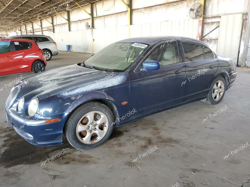 JAGUAR S-TYPE 2002 blue  gas SAJDA01N02FM36356 photo #1