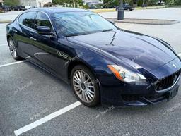 MASERATI QUATTROPOR 2014 blue sedan 4d gas ZAM56RRA6E1095083 photo #2