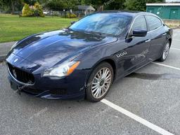 MASERATI QUATTROPOR 2014 blue sedan 4d gas ZAM56RRA6E1095083 photo #3