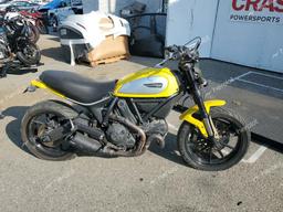 DUCATI SCRAMBLER 2016 yellow road/str gas ML015ANM3GT008206 photo #2