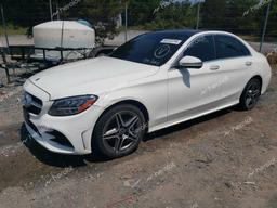 MERCEDES-BENZ C 300 4MAT 2021 white  gas W1KWF8EB0MR631839 photo #2