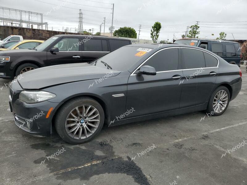 BMW 528 XI 2014 charcoal sedan 4d gas WBA5A7C51ED613759 photo #1