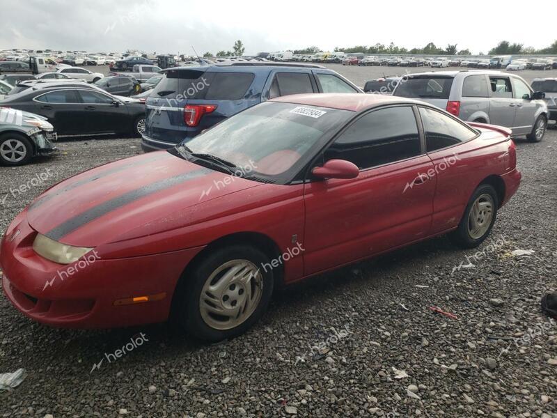 SATURN SC2 1997 red  gas 1G8ZH1279VZ307440 photo #1