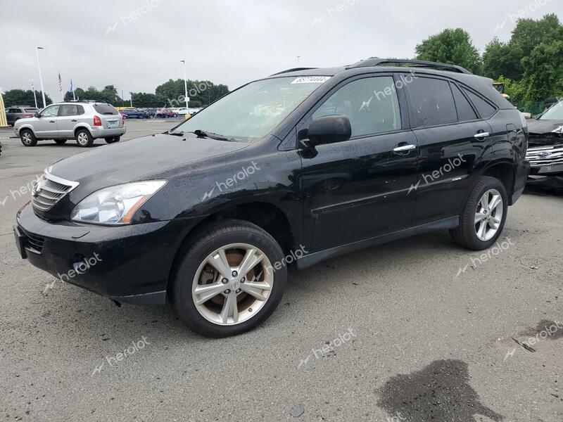 LEXUS RX 400H 2008 black 4dr spor hybrid engine JTJHW31UX82853877 photo #1