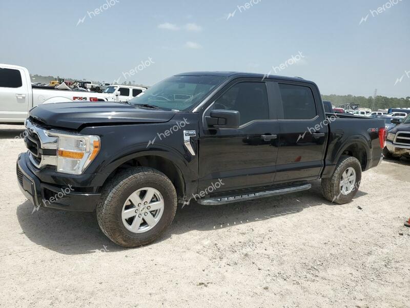 FORD F150 SUPER 2022 black  gas 1FTEW1EP5NKE47984 photo #1