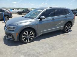 VOLKSWAGEN TIGUAN SEL 2018 gray  gas 3VV5B7AX1JM165107 photo #2