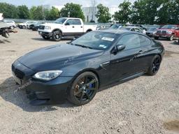 BMW M6 2014 black coupe gas WBSLX9C54ED160430 photo #2