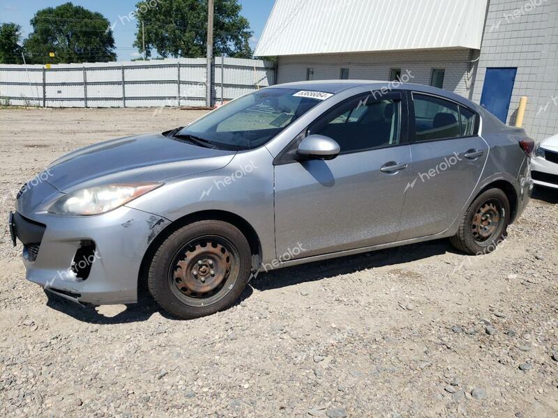 MAZDA 3 I 2013 silver sedan 4d gas JM1BL1TG0D1777423 photo #1