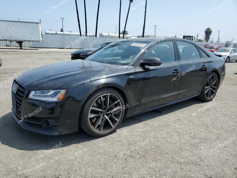 AUDI S8 PLUS QU 2017 black  gas WUAJ5AFD1HN900459 photo #1