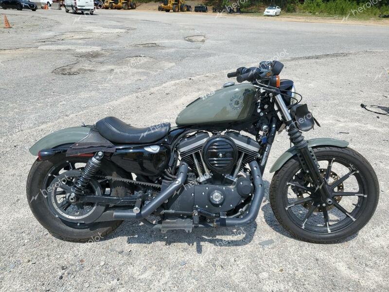 HARLEY-DAVIDSON XL883 N 2021 green  gas 1HD4LE216MB408233 photo #1