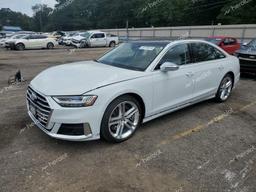 AUDI S8 2020 white  gas WAU8SAF83LN001423 photo #2