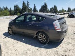 TOYOTA PRIUS 2007 charcoal  hybrid engine JTDKB20U373254697 photo #3