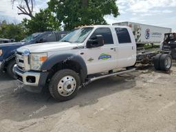 FORD F450 SUPER 2011 white crew cha diesel 1FD0W4HT1BEA55773 photo #2