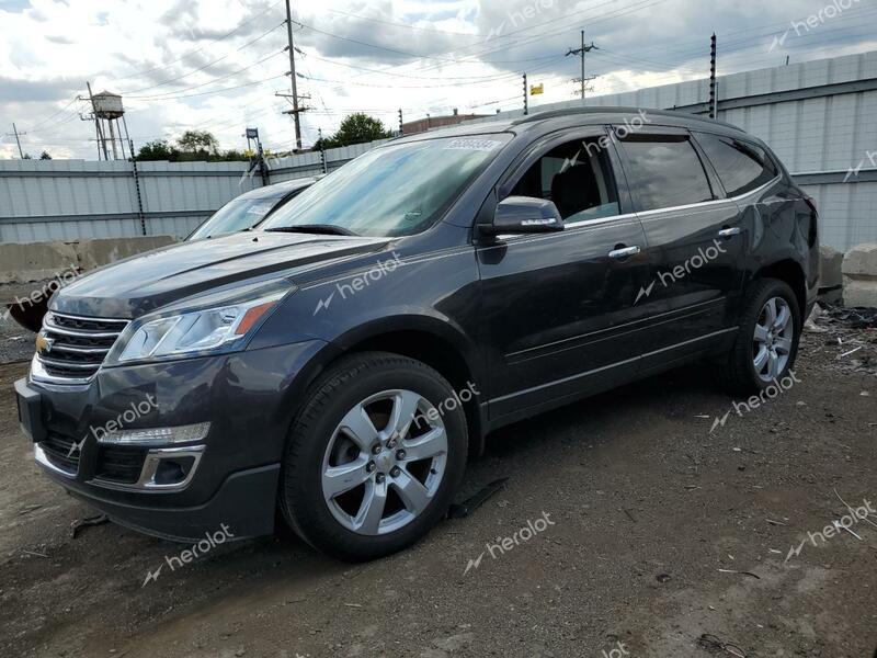 CHEVROLET TRAVERSE L 2017 charcoal  gas 1GNKRGKDXHJ267439 photo #1