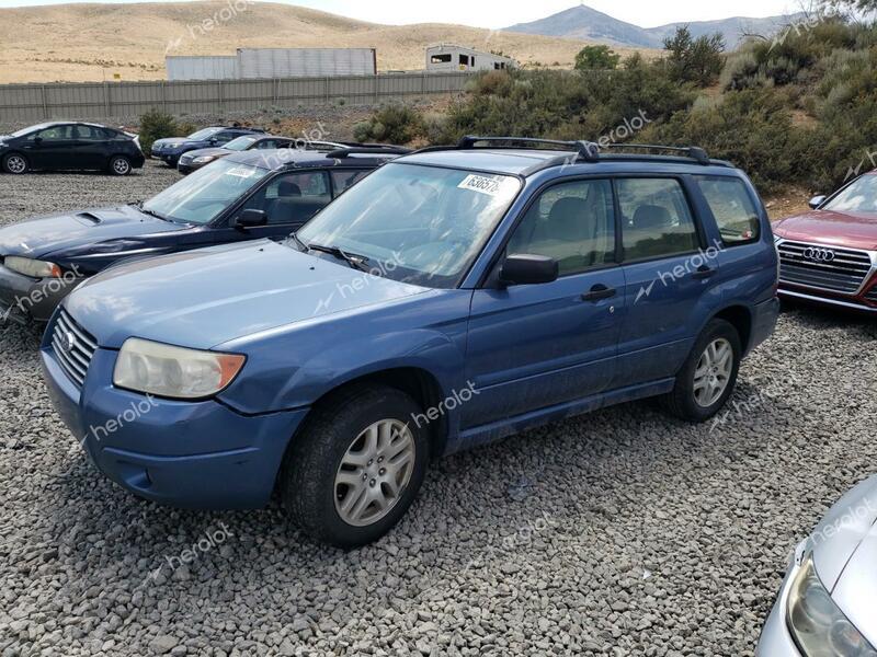 SUBARU FORESTER 2 2007 blue 4dr spor gas JF1SG63607G722843 photo #1